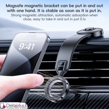 Yesido telefono automobilinis laikiklis magnetinis (magsafe) klijuojamas Yesido telefono automobilinis laikiklis magnetinis (magsafe) klijuojamas